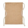Drawstring bag | Jute & cotton | 33x41.5cm | Sustainable