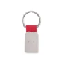 Hartvormige sleutelhanger | Polyester & metaal | Matte parelafwerking | Individuele geschenkdoos