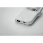 Desk fan | ABS | 16x8x1,5cm | Incl. power bank and adjustable neck strap