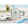 Desk fan | ABS | 16x8x1,5cm | Incl. power bank and adjustable neck strap