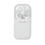 Desk fan | ABS | 16x8x1,5cm | Incl. power bank and adjustable neck strap