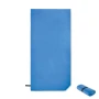 Handdoek | Fluweelzachte microfibre 200 g/m² | 160x80 cm | Dubbelzijdig | Met drukknoopsluiting aan bandje