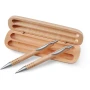 Set de regalo de bolígrafo | Caja de madera | Sostenible