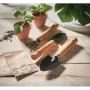 Set of 3 garden tools | rPET felt pouch | 9x22cm | Harrow and 2 spades