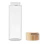 Water bottle | Glass | 500ml | Bamboo lid & handle
