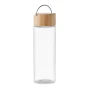 Water bottle | Glass | 500ml | Bamboo lid & handle