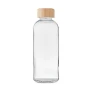 Waterfles | Glas | 650 ml | Bamboe dop
