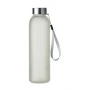 Wasserflasche | Kalknatronglas und Edelstahl | 500 ml | Mit Trageschlaufe | Sublimation