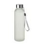 Wasserflasche | Kalknatronglas und Edelstahl | 500 ml | Mit Trageschlaufe | Sublimation