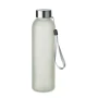 Wasserflasche | Kalknatronglas und Edelstahl | 500 ml | Mit Trageschlaufe | Sublimation