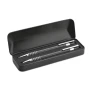 Set de bolígrafos | Metal | Bolígrafo de aluminio y portaminas | Tinta azul | En caja metálica
