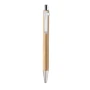 Pen set | Bamboo | Ballpoint pen & mechanical pencil | Bue ink | In a paper box