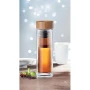 Trinkflasche mit Tee-Sieb | Borsilikat-Glas | 420 ml