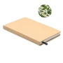 A5 Notizbuch | Recyclingpapier | 13,4x21,3x1,7 cm | 184 linierte Seiten | Inkl. Samen