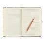 A5 notebook | 160 lined pages | Cork cover | Wheat straw pen