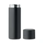 Thermos bottle | Recycled stainless steel & silicone | 420ml | With phone holder ring lid