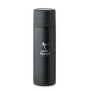 Thermos bottle | Recycled stainless steel & silicone | 420ml | With phone holder ring lid