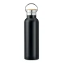 Thermosflasche | Edelstahl & Bambusdeckel | 750ml | Inkl. Henkel