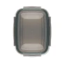 Lunch box | Recycled stainless steel | 850ml | 4 side clasp closure | Sustainable