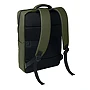 Zaino porta laptop da 15" | PET riciclato 600D con rivestimento in PU | 15 L | Scomparto imbottito per laptop | Fascia per trolley