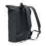 Rolltop-rugzak | 600D RPET | 32 x 13 x 61 cm | Voorvak met ritssluiting