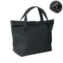 Sac de courses pour vélo | PU | 10 L | Fermeture zippée | Crochets pour vélo | Déperlant
