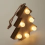 Luz del árbol de Navidad | Madera | Adornos luminosos