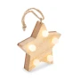 Luz de Navidad | Madera | Forma de estrella con bolas luminosas
