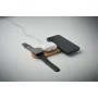 Wireless charging station | Bamboo | 15W | 3-in-1 | Smartwatch charger | TWS charger