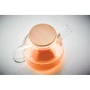 Teapot | Borosilicate Glass | Bamboo lid | Tea strainer included