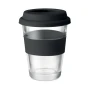 Coffee-to-cup | Glas | Deckel und Griff aus Silikon | 350 ml