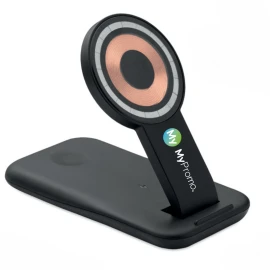 Chargeur sans fil 3-en-1 | 15W | Magnétique | Avec support pour téléphone