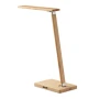 Wireless charging lamp | Bamboo | 48LEDs & 10W & 2 usb hub