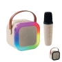 Karaoke Set | Lautsprecher & Mikrofon | LED Lichter