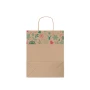 Bolsa de regalo mediana | Papel reciclado | 25x11x32 cm | 90 gr/m²