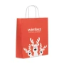 Gift paper bag | 50% recycled paper | Medium size | Made in Europe