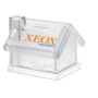 Tirelire en forme de maison | Plastique | 10X8,5X9 cm