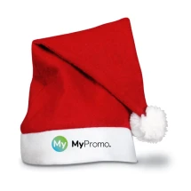 Kerstmuts | PU | 42 x 30 cm | Klassiek | Met pompon