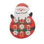 Holz-Tic-Tac-Toe-Spiel | Weihnachtsdesign | FSC®-zertifiziert