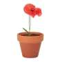 Papavero | Vaso in terracotta | 6x5,5x5cm | Made in EU