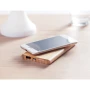 Powerbank | 6000 mAh | Induktive Ladestation | Bambus