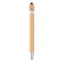 Ballpoint pen | Bamboo | Blue ink | Natural color | Stylus push button