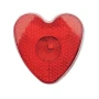 Reflector rood licht | ABS | Hartvormig | Met achterclip