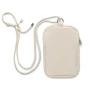 Smartphone-Tasche | Recycelte Baumwolle und rPET | 12x19cm | Verstellbares Lanyard | Tasche auf der Vorderseite