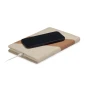 A5 notebook | Cotton and cork | 15W wireless charger | 64 lined pages | Ribbon bookmark