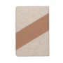 A5 notebook | Cotton and cork | 15W wireless charger | 64 lined pages | Ribbon bookmark