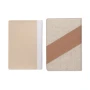 A5 notebook | Cotton and cork | 15W wireless charger | 64 lined pages | Ribbon bookmark