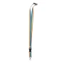Rainbow lanyard | rPET | Metal hook