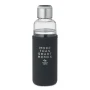 Wasserflasche | Borosilikatglas & Stahl | 500ml | Trinkerinnerung