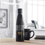 Thermoflasche | Rostfreier Stahl | 500 ml | LED-Touch-Thermometer im Deckel integriert